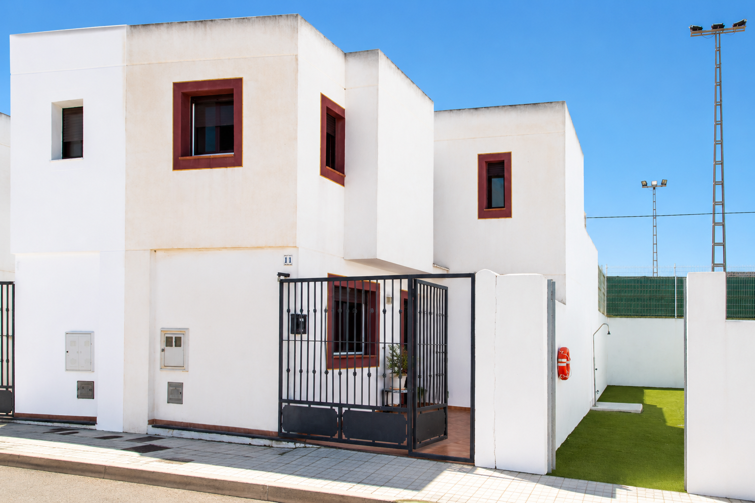 Casa con piscina comunitaria